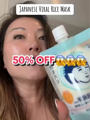 Japanese Viral Rice Mask! #TikTokShopLaborDay #spotlightfinds #Rushtok2025 #spotlightfinds #tiktokshopcreatorpicks  @Osaka Ebisu 