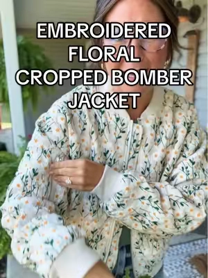 @TanmingFashion 🌼🌼🌼 #bomberjacket #jacket #floraljacket #tiktokshopcreatorpicks #tiktokshoplabordaysale 