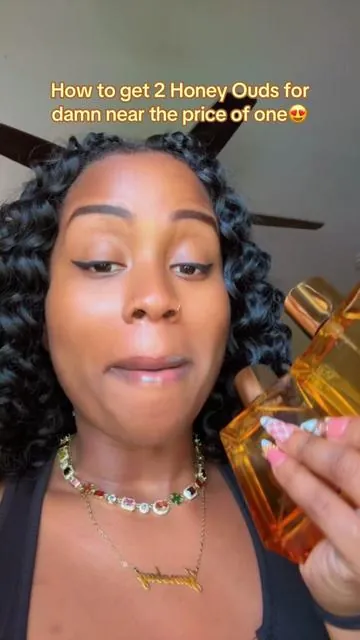 I don’t know how long this deal on the Honey Oud will last yall, but if you love it like I do, get this set today😍 #HoneyOud #viralontiktokshop #perfumes #superbrandclub #tiktokshoplabordaysale 