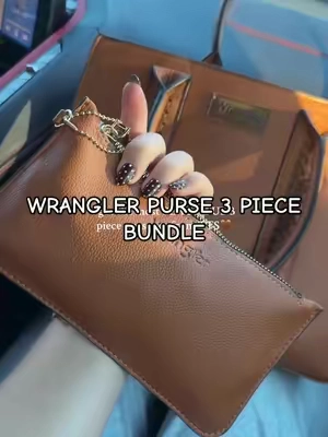 anything wrangler i’m obsessed #fyp #tiktokshop #wranglerpurse #3piecepursebundle #girls