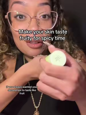 Edible perfume for your intimate areas!! #blackgirltok #edibleperfume #rollonperfume 