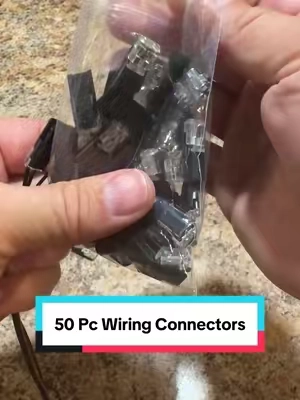 These might be the easiest wire connectors I’ve ever used…a used another style for years and it’s so hard to use and much bulkier! These are a perfect connection option! #wiring #wiringhack #wireconnector #caraudio #electrical 