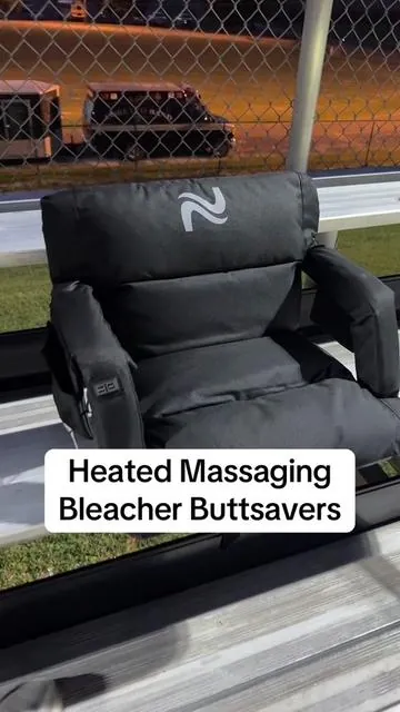 @SLSY & MOONCOOL Heated/Massaging Stadium Seat is a lifesaver! #stadiumseats #bleacherseats #sportsparents ##football #fridaynightlights 
