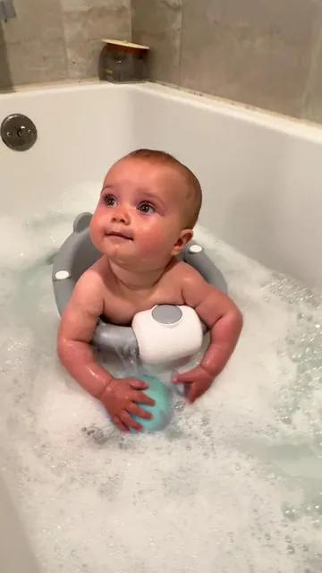 The prettiest princess #baby #tubbytime #bathseat #fyp #cutebaby 