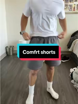 5’8 160 size M #comfrt #menshorts #sweatshorts #fleece #baggy