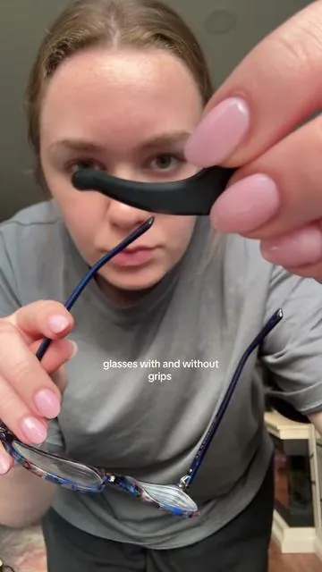 If you were thinking about getting grips for your glasses this is my review⭐️⭐️⭐️⭐️⭐️ #glasses #glassgrips #anchorglassesstraps #eyewear #glassestok 