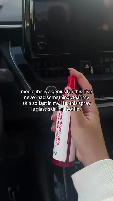 medicube hypochlorous acid spray with niacinamide is so good @medicube global #medicube #hypochlorousacidspray #medicubespray #tiktokshopcreatorpicks 