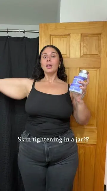 This Go Pure body confidence set is INCREDIBLE. The arm cream has drastically tightened the skin on my arm 🤩 @Gopure  #gopure #gopureneckcream #gopurebodyconfidenceset #gopurearmcream #skintightening  *all prices/sales are subject to change*