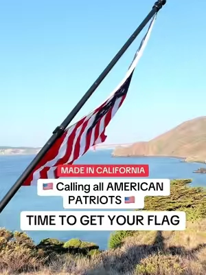Calling all American patriots, it’s time to get your flag. Show your American Patriotism with an American Flag. This stunning outdoor flag features embroidered stars and stitched stripes. Crafted from 210D heavy duty nylon for durability.  Made with premium materials it’s the most loved flag from a Gold Star Seller on TikTok Shop. #americanflag #america #american #usa #americafirst 🏪: @QLASH Flag 