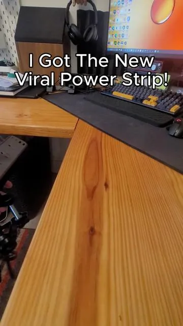 I'm way too excited for a power strip lol #powerstrip #techtok #phonecharger #usbc #tiktokmademebuyit