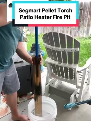 Replying to @DIETSTI here’s how I clean the glass tube on my pellet torch patio heater! I love this little fire pit! Great look and great heat! #firepit #firepits #patioheater #campfire #heater 