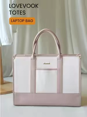 Carry everything you need with style💗👜👀This tote is designed for the professional woman on the go.🥳 #pink #tote #Lovevook #packwithme #FallFreshness