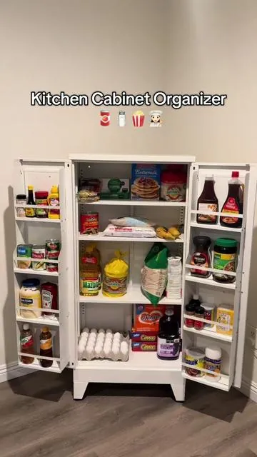 Kitchen Organizer🤍 🧂 #kitchenorganizer #kitchenorganization #kitchenstorage #kitchenmusthaves 