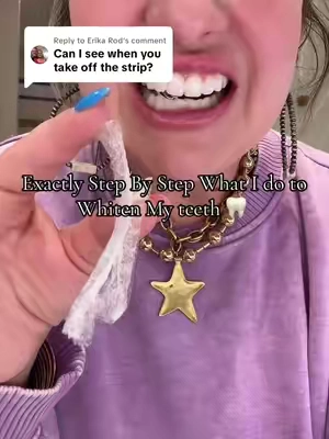 Replying to @Erika Rod ok here is Exactly What I do when I whiten my teeth!! #whitening #whiteningtoothpaste #whiteningstrips #teethwhitening #tiktokshopcreatorpicks @GuruNanda LLC @Puneet Nanda bridge the gap 