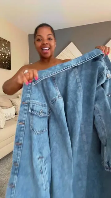 #jeanjacket #TikTokShop #TikTokFashion #fallfashion #falldealsforyou #therealnettatiktokshop #fyp #ootd 