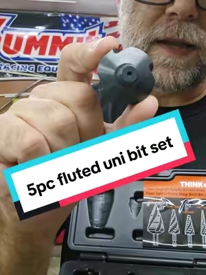 thinkwork 5pc set fluted step bits  #tools #drillbit #carpenter #fabrication #toolsofthetrade @Thinkwork 