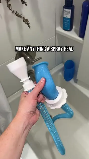 Turn any faucet into a sprayer instantly with the Rinseroo Slip-On Tub Hose. No tools or installation needed, just slip it on and start rinsing. Perfect for washing pets, hair, or cleaning your tub with ease. Featured on Shark Tank, this clever tool makes bath time stress-free and mess-free. #rinseroo #bathroomhacks #petcaremadeeasy #sharktankproduct #homeessentials 