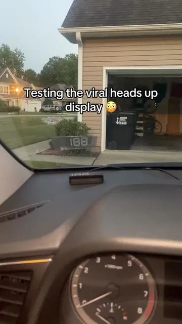 Heads up displays makes it so much easier to drive fr #headsupdisplay #car #carsoftiktok #caraccessories #tiktokshop 