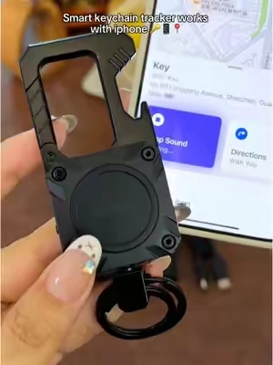 Smart Keychain Tracker Works #smartkeychain #smartkey #gps #tiktokfinds #tiktokshop #llaverointeligente 