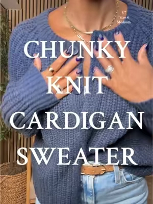 Cozy chunky knit button down cardigan sweater @SCUSTY #cardigan #cardigansweater #chunkyknit #sweater #sweaterweather 