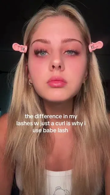 no need for mascara like omg #babelash #lashserum #lashgrowth #eyelashes #fyp 