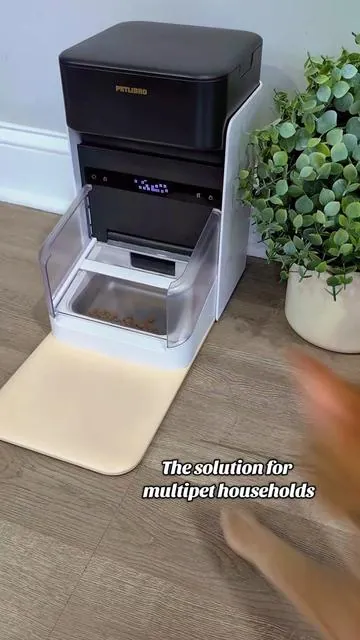 This RFID feeder from @Petlibro is perfect for multi pet households that require different diets or have a food thief. Grab one while it's on sale! 

#automaticfeeder #rfidfeeder  #tiktokshoprestock #petsupplies #cattok #petlibro #petfeeders #fyp #catsoftiktok #petparent #smartfeeder #multipethousehold 