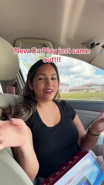 This is the best investment for your car and the fact it has a camera is amazing! #carplay #caraccessories #modern #trending #foryoupage 