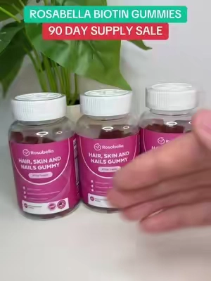 Have you tried the biotin gummies yet? #biotin #rosabella 