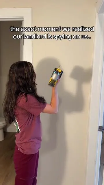 that was super weird.. I’m just glad we had this wall scanner & stud finder so we didn’t drill into a pipe or electrical wires! #wallscanner #studfinder #tools 