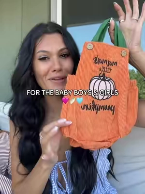 mamas little pumpkin 🎃 #boymom #girlmom #baby #halloween #onesie 