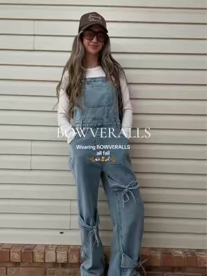 Obsessed with these Bowveralls  #overalls#fallfashion#OOTD 