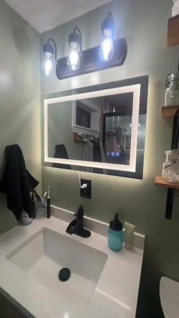 The LED bathroom vanity mirrors are on flash sale! Perfect time to grab one up.  . #tiktokshoprestock #TikTokShopCreatorPicks #tiktokshopblackfriday #ledmirror #lightedmirror 