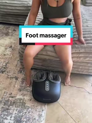 Safe to say she loved it! #footmassage #massage #massager #footmassager #feet 