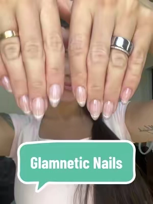 Fairy dust nails!! ✨🧚🏼 @Glamnetic #glamnetic #pressonnails #nailtransformation #fakenails 