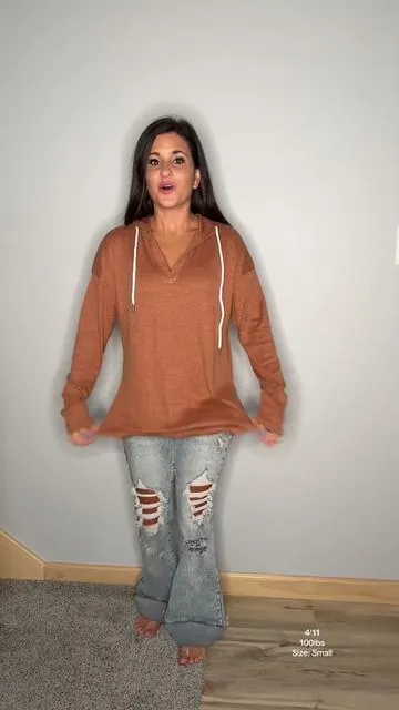Sooo flowy and comfortable!  #longsleeve #longsleeveshirt #falloutfits #falllooks #shirtstyle 