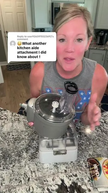 Replying to @user9265970523692  It’s the KitchenAid FOOD PROCESSOR - and YOU NEED ONE! 🤣  #giddyupbitches #slicer #foodprocessor #kitchenaid #dice @KitchenAid 