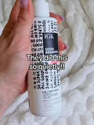 #igk #igkgoodbehavior #igkgoodbehaviorspray #igkhair #igkleaveinconditioner 