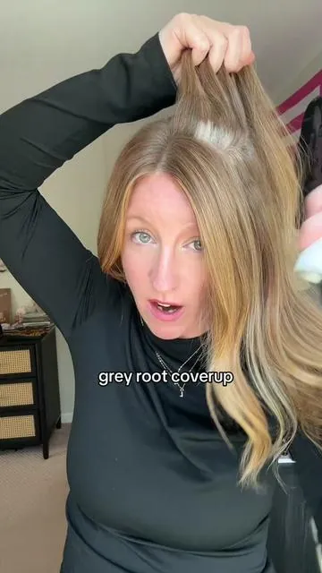 I have been LOUD about my hatred for root coverup and now that I found this @IGK Hair  never Miss root coverup I’ll stop complaining. Transferproof, goes on seamlessly and matches perfectly! I’ve even going grey since my 20s and on the hunt for a product like this #greyhair #almost40 #millennialsoftiktok #rootcoverup #hairtok 