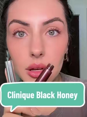 🖤🐝🍯just in time for fall!  @Clinique #clinique #cliniqueblackhoney #lipcombo #tiktokshopcreatorpicks 