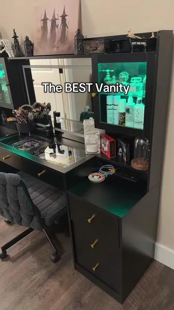 You won’t regret getting this vanity! #vanity #vanitysetup #vanitytour #musthavevanity 