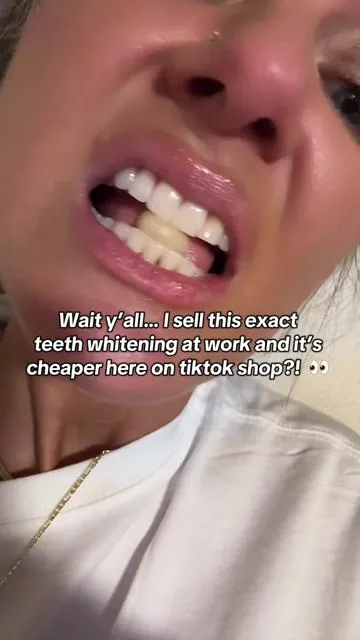 Want professional #teethwhitening results?! I am a dental hygienist and this is what I recommend my to patients & sell at our office. I have also used this exact one to keep my teeth bright white! I’ll prob make another video with tips for the best results 🦷 @Opalescence #whiteteeth #whiterteeth #athometeethwhitening 