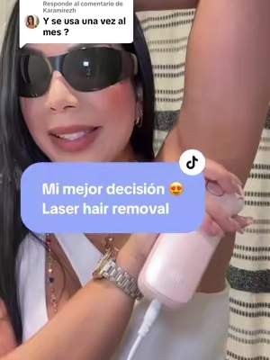 Respuesta a @Karamirezh  Cuéntame cómo va tu tratamiento y en cuánto tiempo viste resultados si ya la compraste! #laserhairremoval #lasertreatments #hairremoval #inia #tiktokshopcreatorpicks 