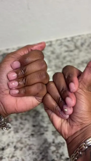 Heavy on these got all we need at home ! Add this to your cart now !!!! I enjoyed using this DIY Polygel Nail kit . Nail Techs , how did I do ? 🥹🥳 #polygel #diynails #nail #beginnernailtech 
