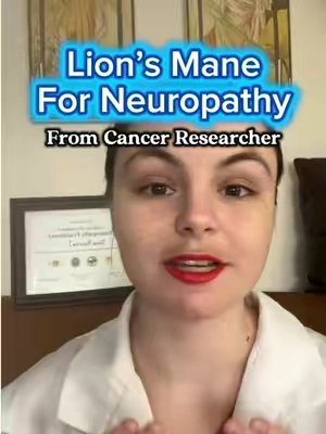 Why lion’s mane is helpful for your nervous system! #lionsmane #neuropathy #painrelief #over40 #holistichealth 
