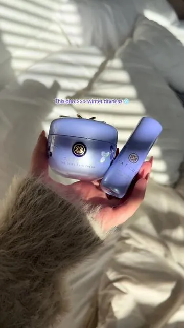 This duo is my glow secret 💜 the jumbo Dewy Cream + travel-size Dewy Serum keep my skin soft, bouncy, and so hydrated all day ✨@Tatcha US  #TatchaSkincare #DewySkin #GlassSkin #SkincareTok #TikTokMadeMeBuyIt