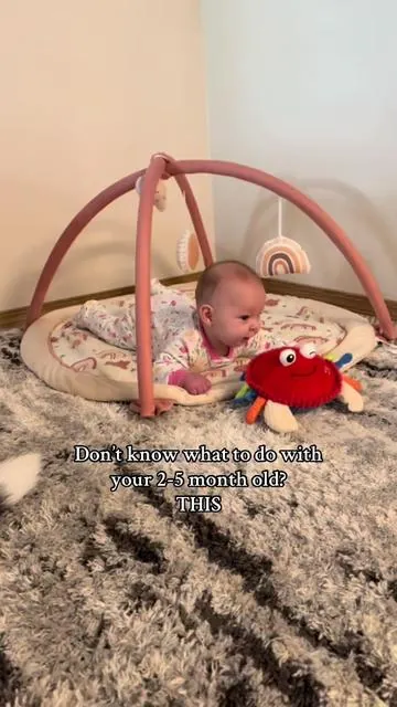 Tummy time is fun! And can be easy! #tummytime #babytoy #babiesoftiktok #newmom #momhack 