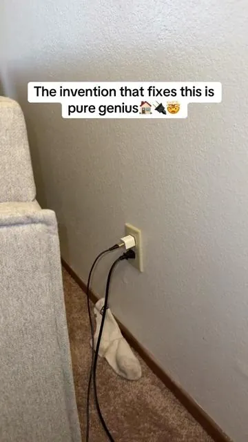 Honestly this outlet extender is so useful #electricaloutlet #outletextender #outletextension #homeupgrades #fallsale 