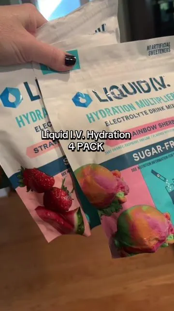 Liquid I.V. Hydration 4 PACK #liquidiv #hydrate #electrolytes 