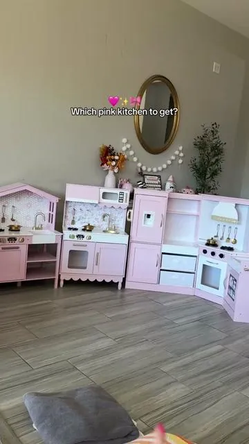 Bestie, I’m still not over how adorable this pink kitchen is 😍 It’s the perfect kids activity that mixes fun with learning—aka one of those early development & activity toys that moms actually love. The little ones get to pretend cook, organize, and play restaurant for hours 👩‍🍳✨ It’s no wonder it’s one of the top trending toys for kids right now—honestly, it’s cute, educational, and keeps them entertained way longer than a screen ever could 🙌 #tiktokshopcreatorpicks #toddlermom #toddlergifts #playkitchen  