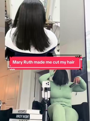 @MaryRuth's made me cut my hair because it was growing so fast! 🤗 #fyp #maryruthsorganics #hairgrowth 
